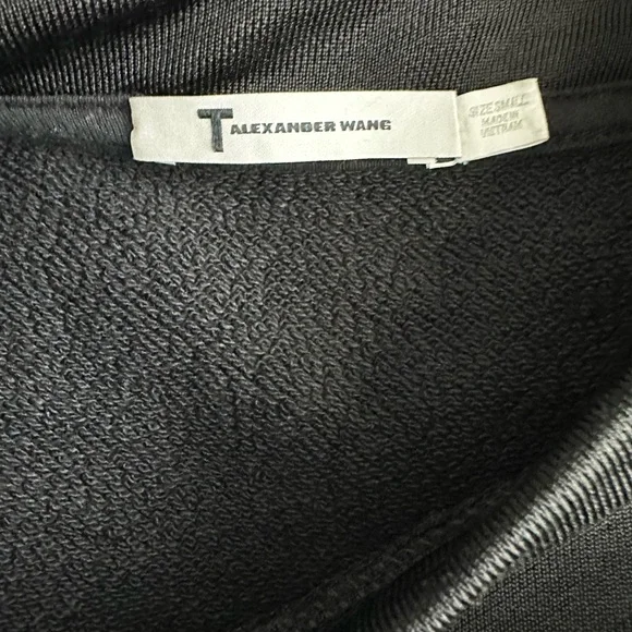 Alexander Wang Black Snaps Sweatshirt - Picture 7 of 7